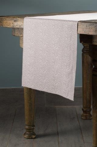 Soiree Silver table runner